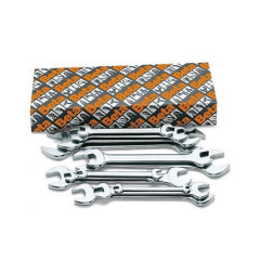 CHIAVE A FORCHETTA DOPPIA SERIE 12 PEZZI 6-32 MM 55/S12