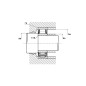 CUSCINETTO 20X27X14 A RULLI CILINDRICI NU204EG15 C3 SNR