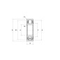 CUSCINETTO 20X27X14 A RULLI CILINDRICI NU204EG15 C3 SNR