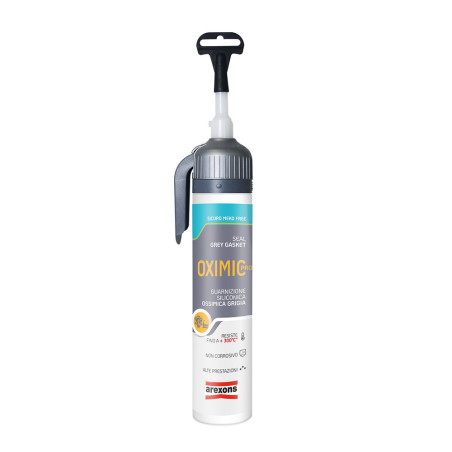 GUARNIZIONE SILICONICA NEUTRA GRIGIA OXIMIC PRO 200 ML AREXONS 0077