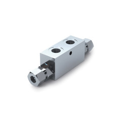 VALVOLA DI BLOCCO PILOTATA D.E. 3/8"-12L - LT. 30 DIN 2353