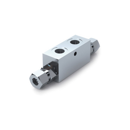 VALVOLA DI BLOCCO PILOTATA D.E. 1/4"-12L - LT. 20 DIN 2353