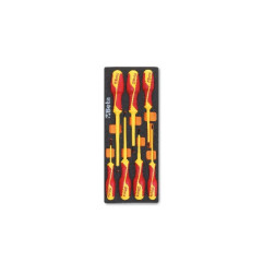 TERMOFORMATO MORBIDO CON SET DI 7 CACCIAVITI ISOLATI M224