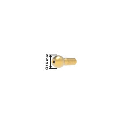 SNODO SFERICO MASCHIO 1/4" 002620