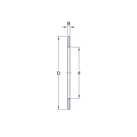 RALLA 20X35X1 PER CUSCINETTO AS1104 NTN
