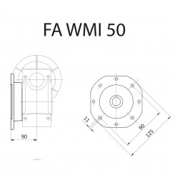 FLANGIA FA WMI50 STM